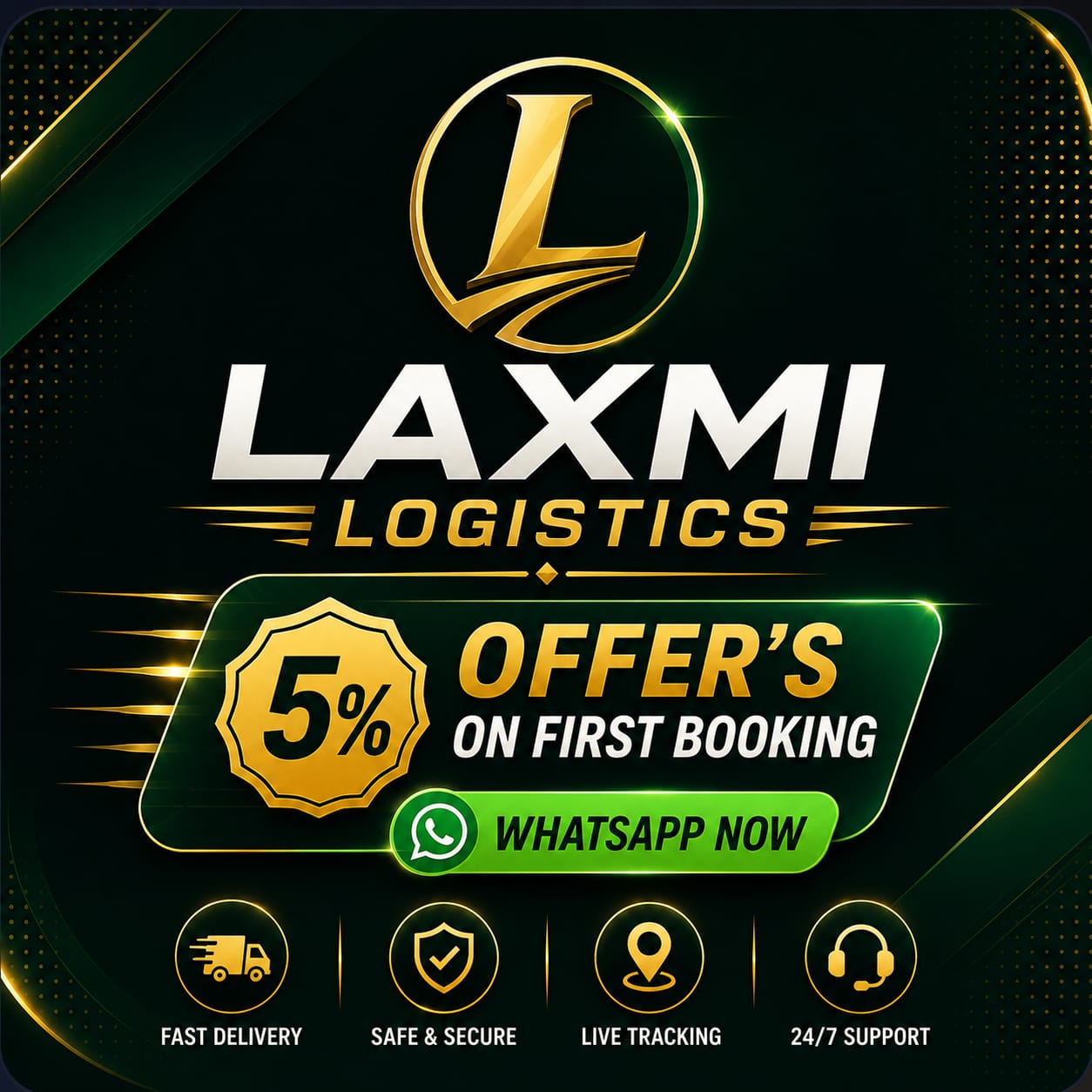 Laxmi Logistics Freight Delivery Fleet
